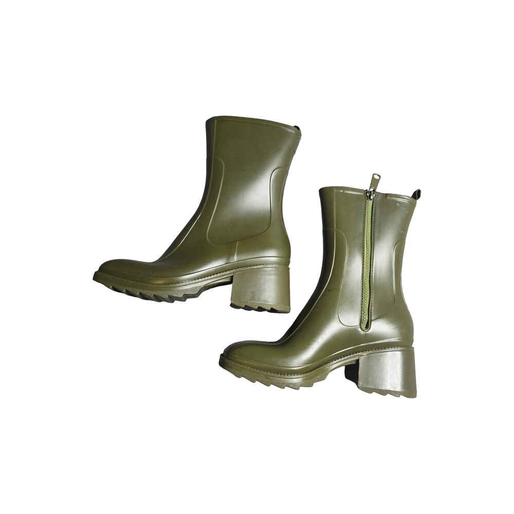 Jeffrey Campbell Pluis Green Rain Boots Size: 38‎ - Picture 2 of 6